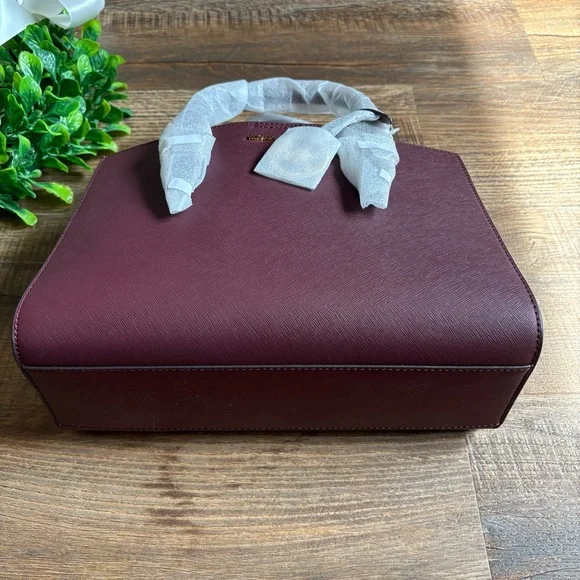 NWT Michael Kors Charlotte Medium Saffiano Leather Tote Bag - Picture 5 of 16